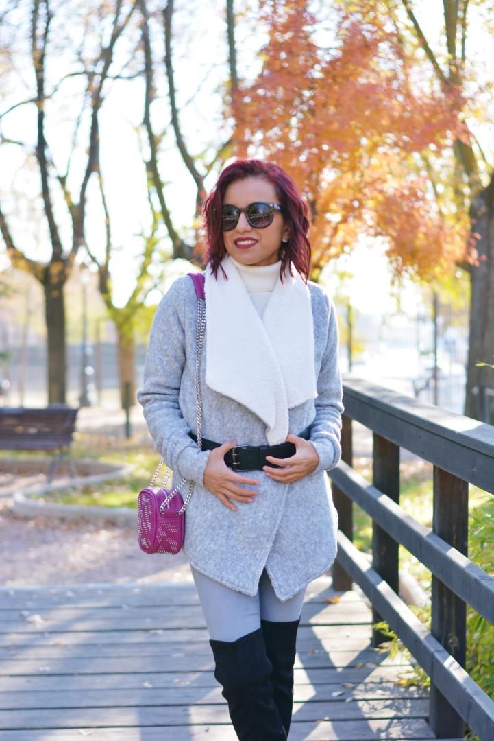 Look de invierno con botas XL