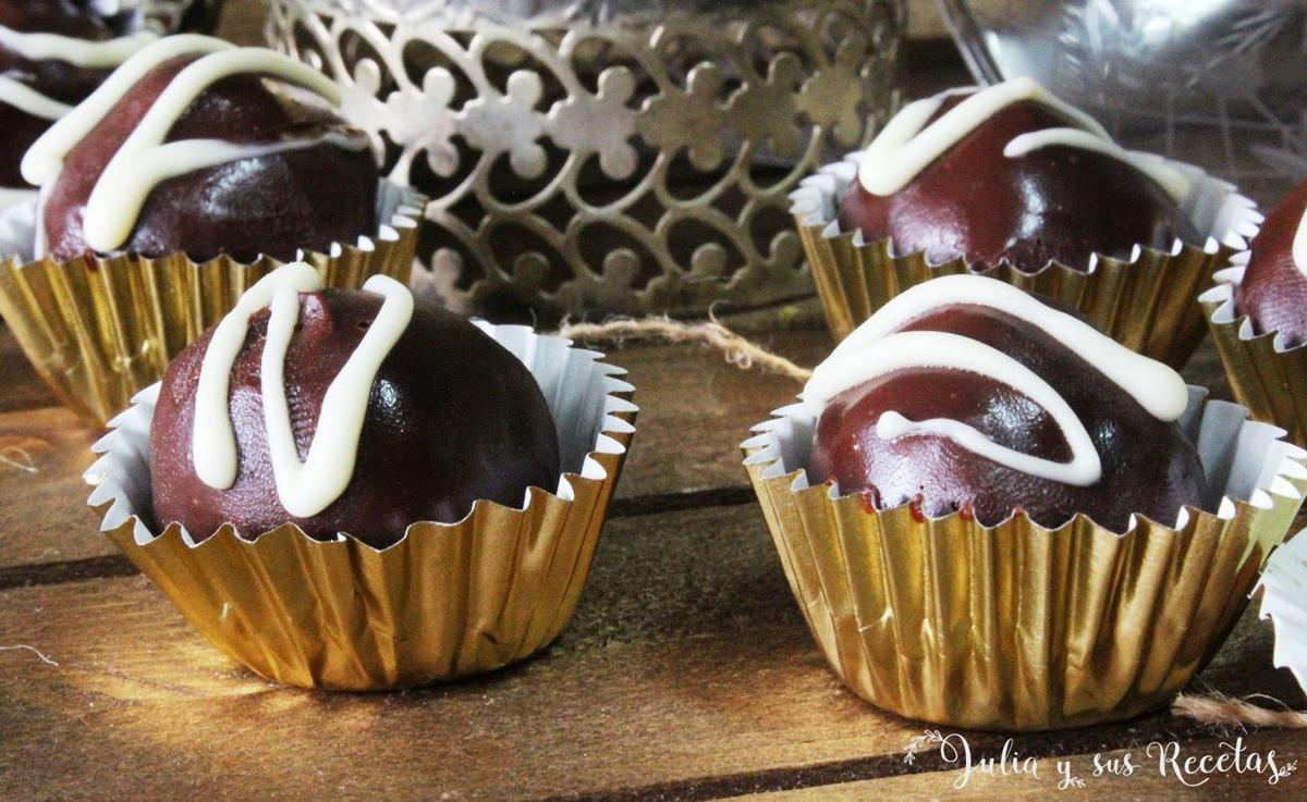 dulces con chocolate