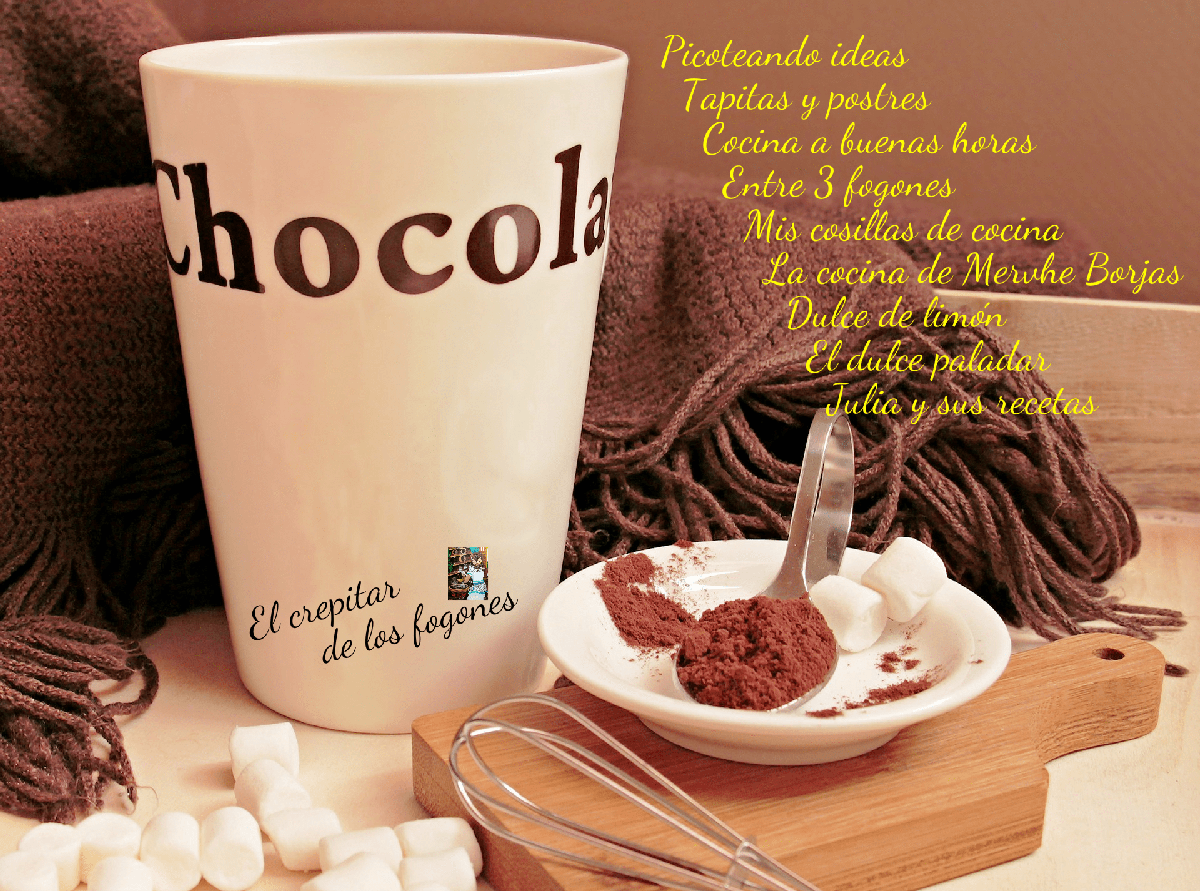 dulces con chocolate