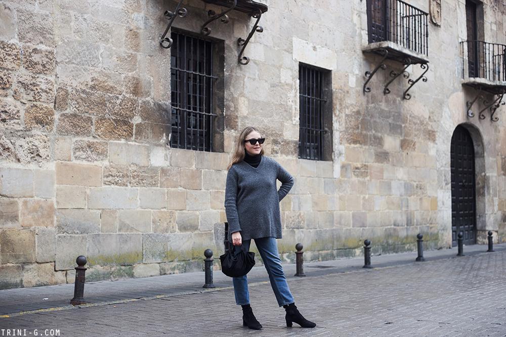 Trini | Acne Studios jeans The Row sweater