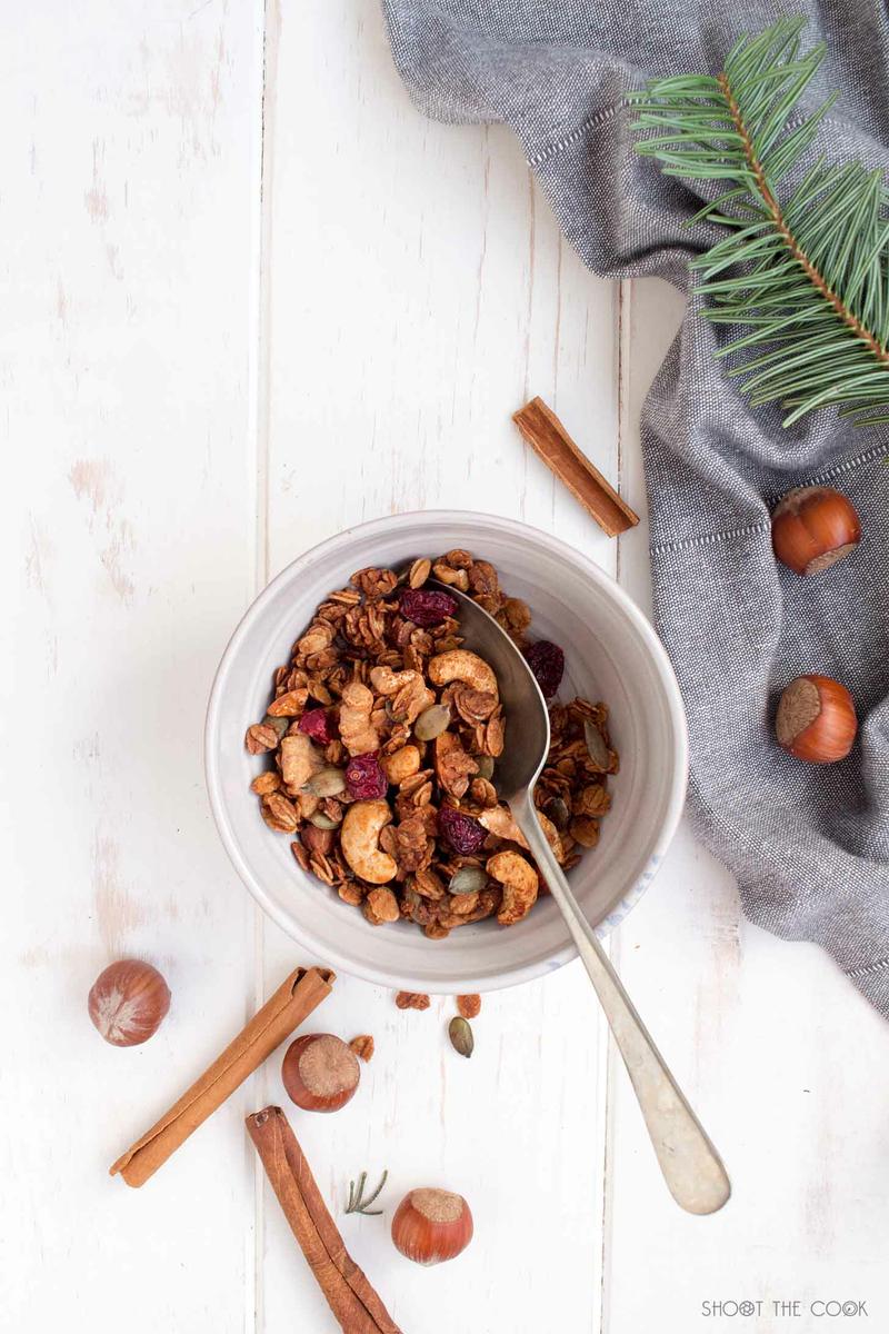 granola para navidad