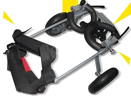 Ajustable para silla de ruedas para extra pequeño perro (XXS), cadera altura: 8 ", 11", peso 0 A 5 kg, patas traseras rehabilitación, luz peso