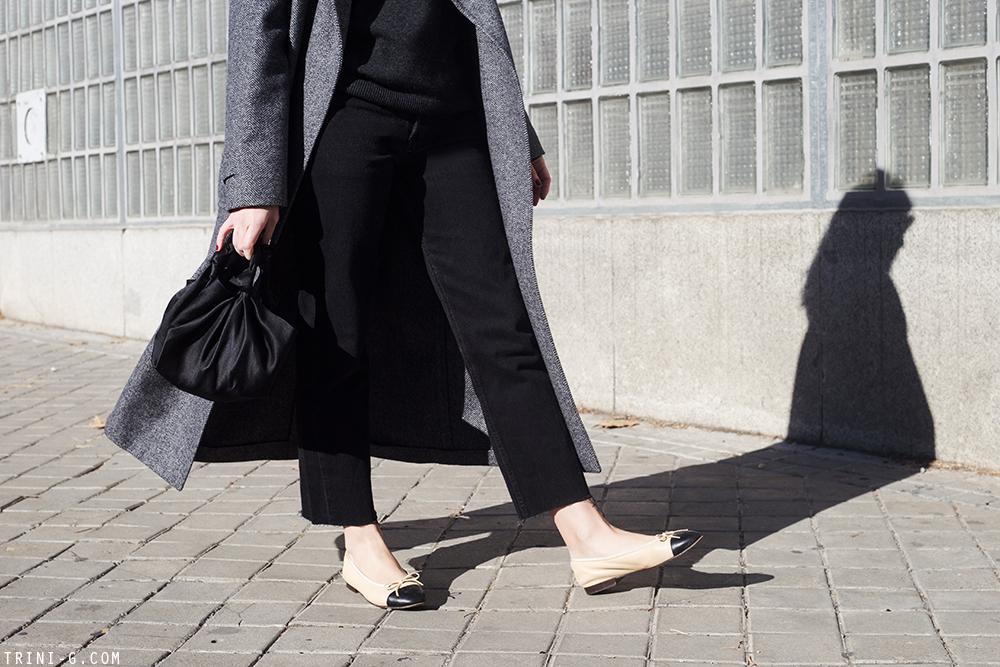 Trini | Levis jeans MaxMara coat Chanel flats