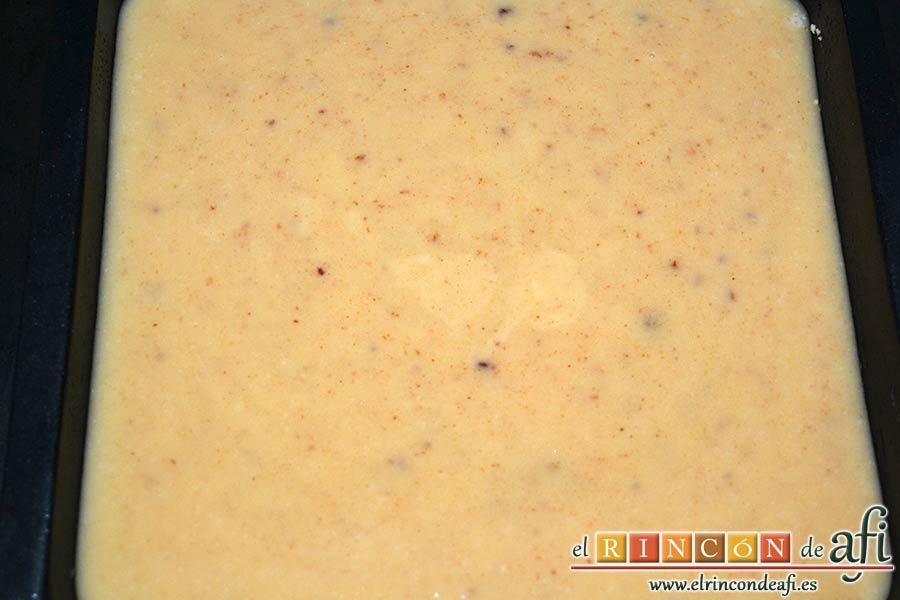 Delicias de Navidad con chocolate y caramelo, seguimos removiendo hasta que adquiera un color toffee