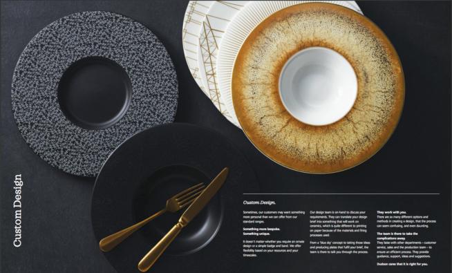 Vajillas Dudson para hostelería