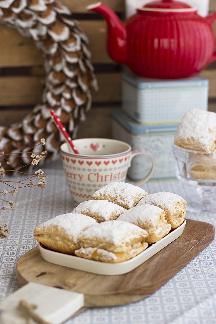 Miguelitos rellenos de crema pastelera express