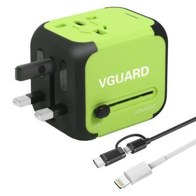 VGUARD Adaptador Enchufe de Viaje Universal