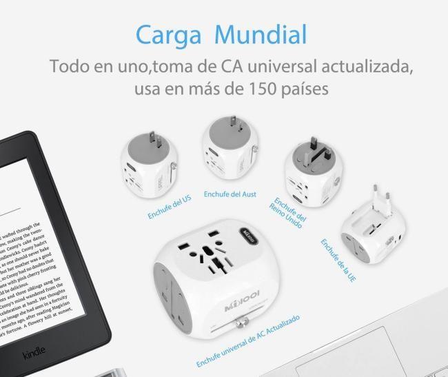 Adaptador Viajero Internacional Milool - Extra Seguro