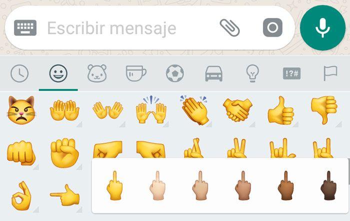 imagen whatsapp emoji dedo