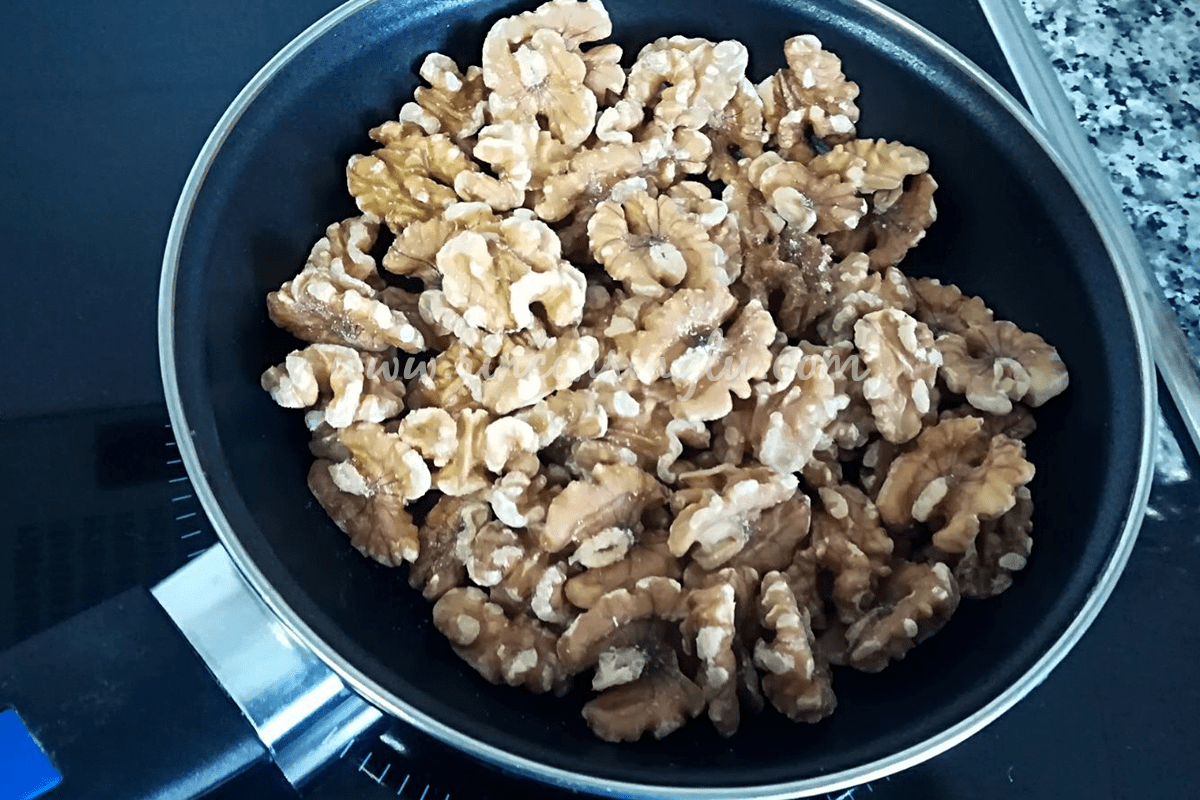 receta para preparar mousse de nueces
