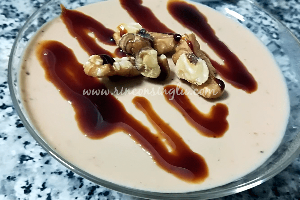 mousse de nueces apto para intolerantes al gluten