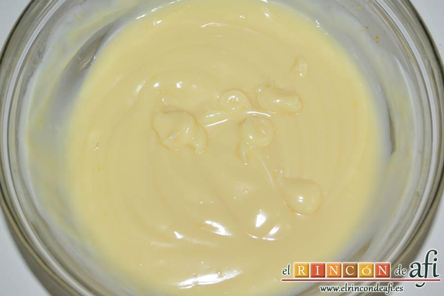 Galettes des Rois, preparar crema pastelera al microondas