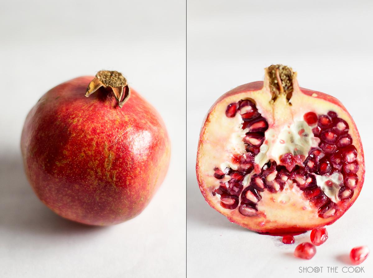 Ensalada de lentejas con granada y espinacas