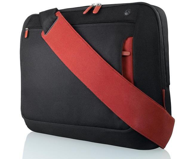 Bandolera de transporte para ordenador portatil - Modelo Negra y Roja