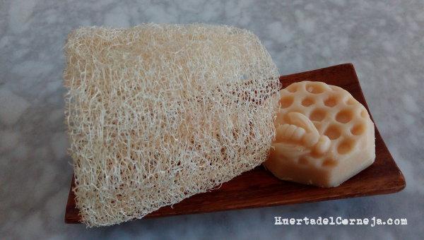 Esponja vegetal lista para su uso