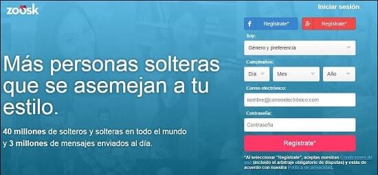 Zoosk conocer solteras online