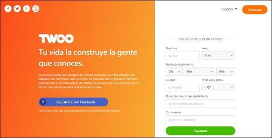 Twoo portal para hacer amigos y tener novia