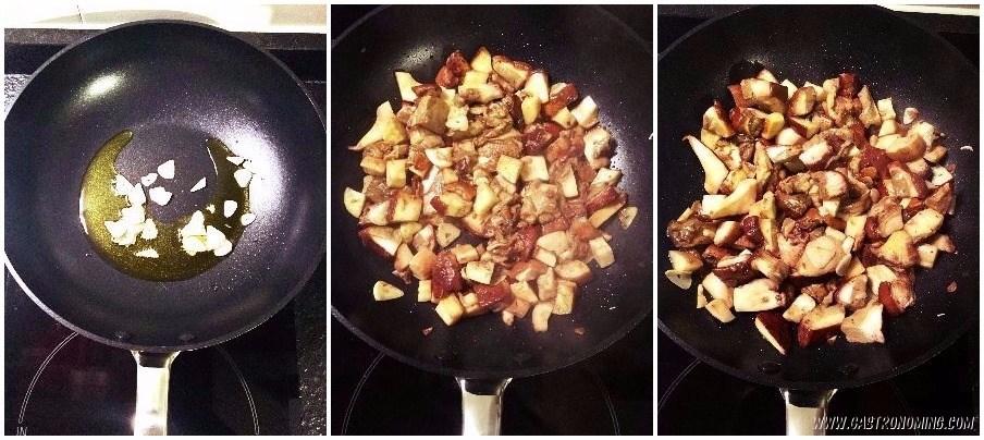 revuelto de boletus edulis