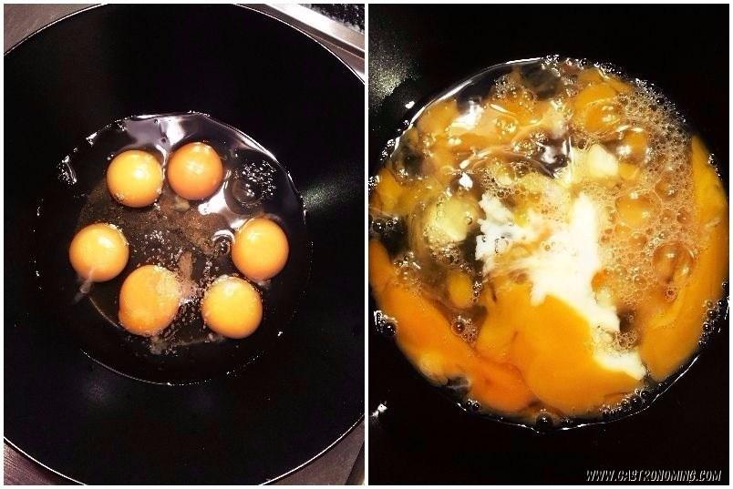 revuelto de boletus edulis