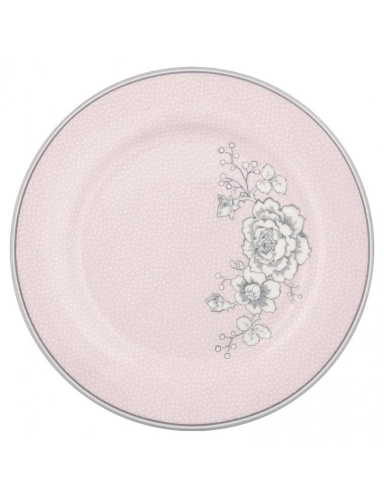 Plato De Ceramica Ella Pale Pink Green Gate