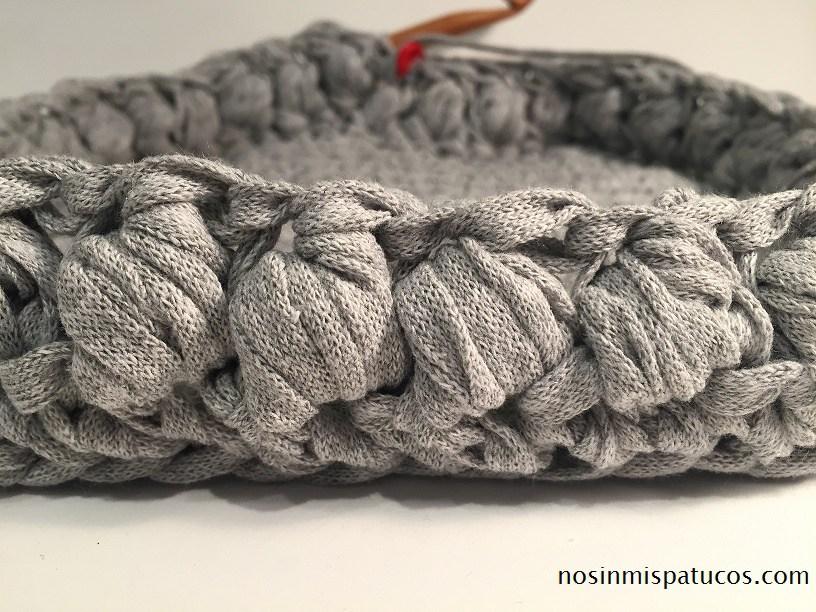 punto puff en crochet