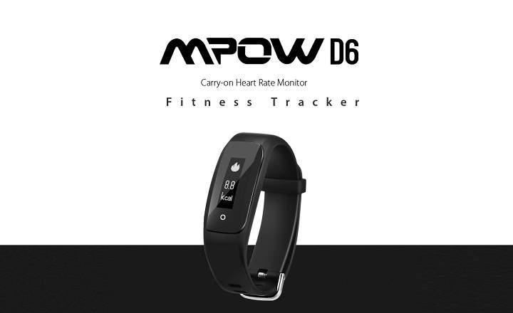 MPOW D6 Smart fitness tracker pulsera de actividad deportiva con podometro pasos distancias recorridas calorias y ritmo cardiaco el mejor smart wristband por menos de 10 euros especificaciones precio y opinión en español