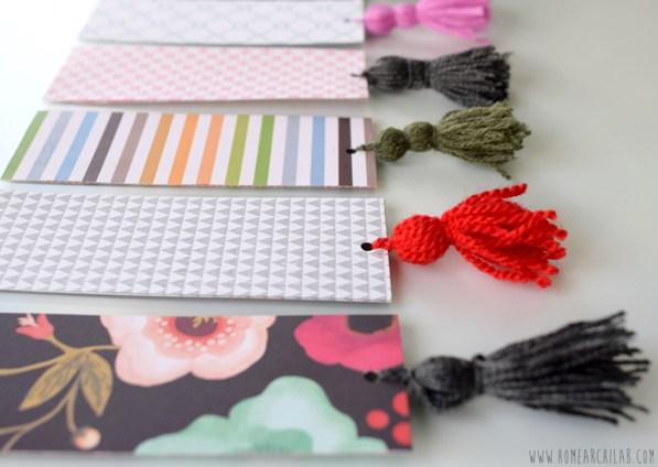 como hacer marcapaginas personalizados