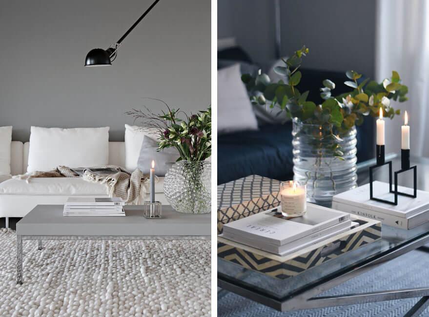 decorar la mesa de centro