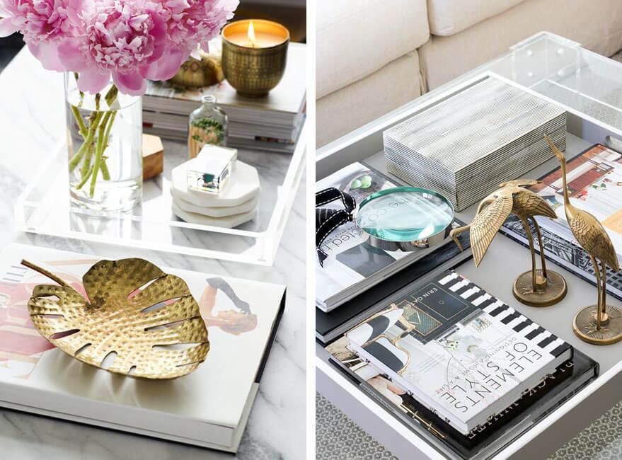 decorar la mesa de centro