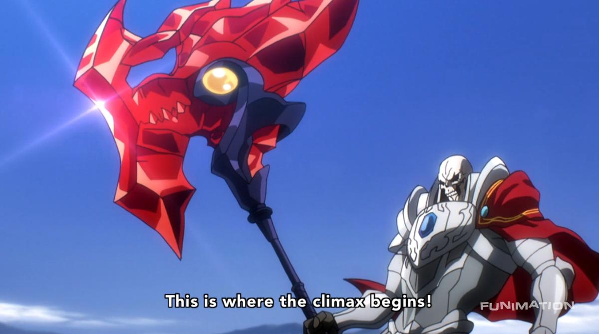 Resultado de imagen de Overlord anime pelea ainz