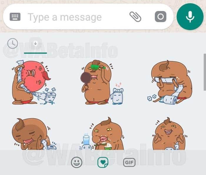 imagen stickers a WhatsApp para Android