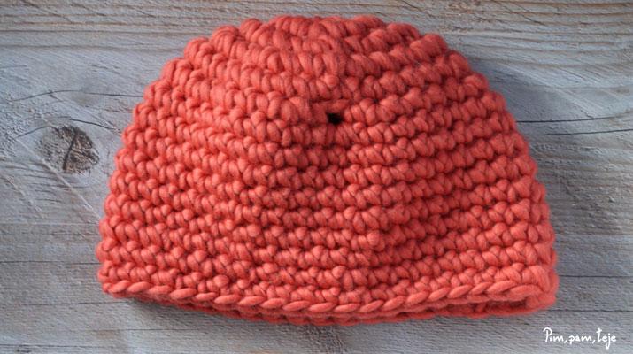 Patrón para tejer un gorro tipo hindú o turbante