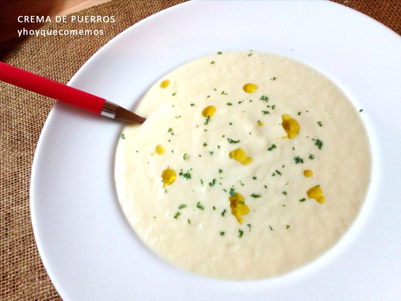 vichyssois o crema de puerros