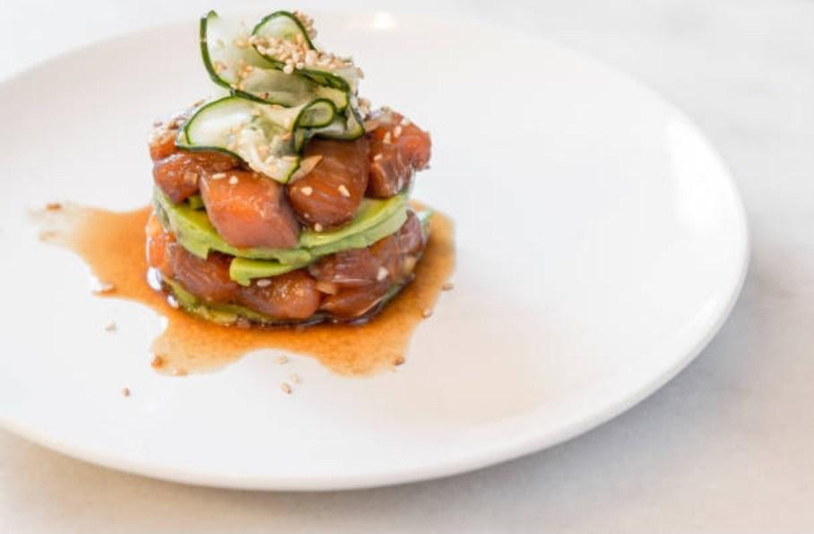 tartar de salmon y aguacate