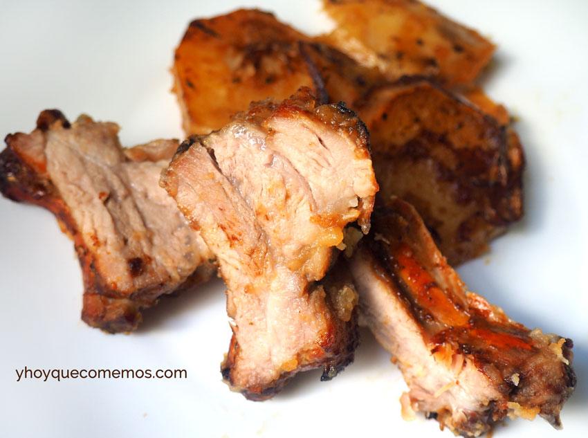costillas de cerdo al horno 