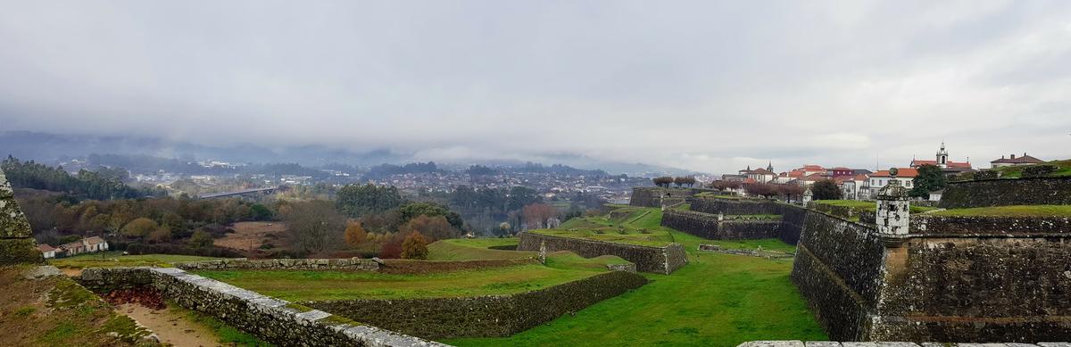 Vistas de la Fortaleza en Valença do Minho.