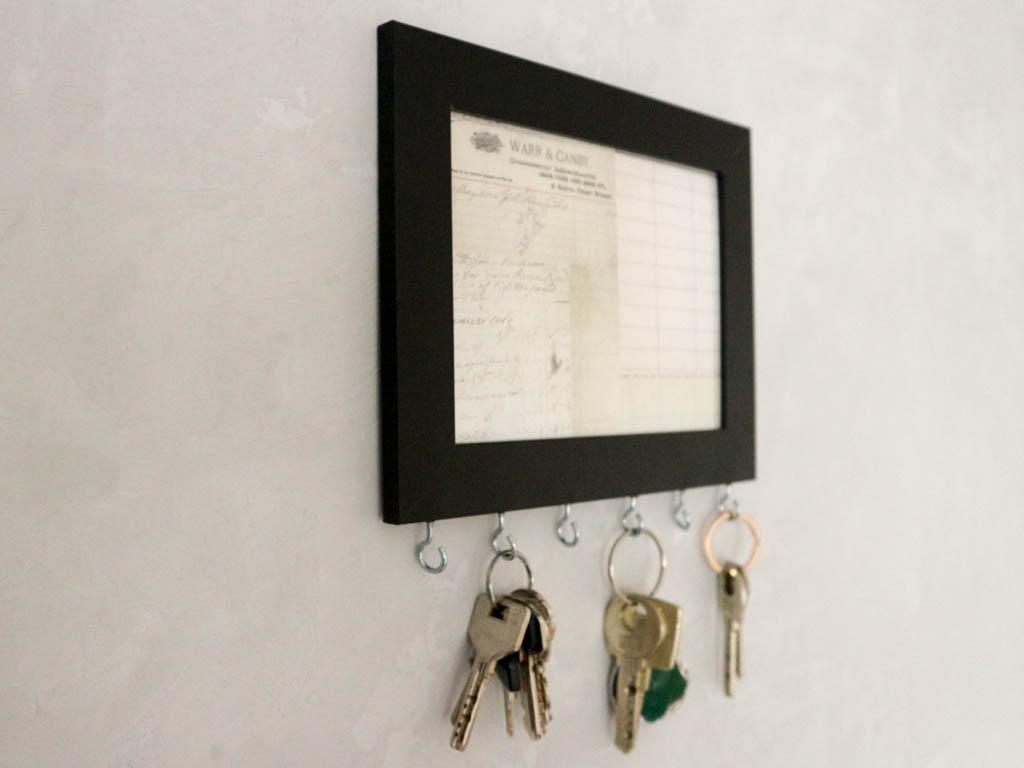 como hacer un sencillo organizador de llaves