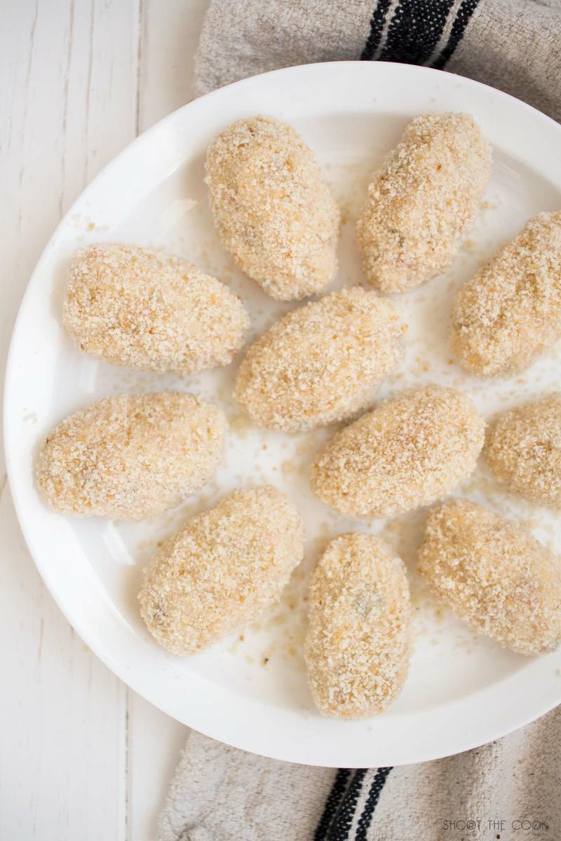 croquetas de mejillon escabeche