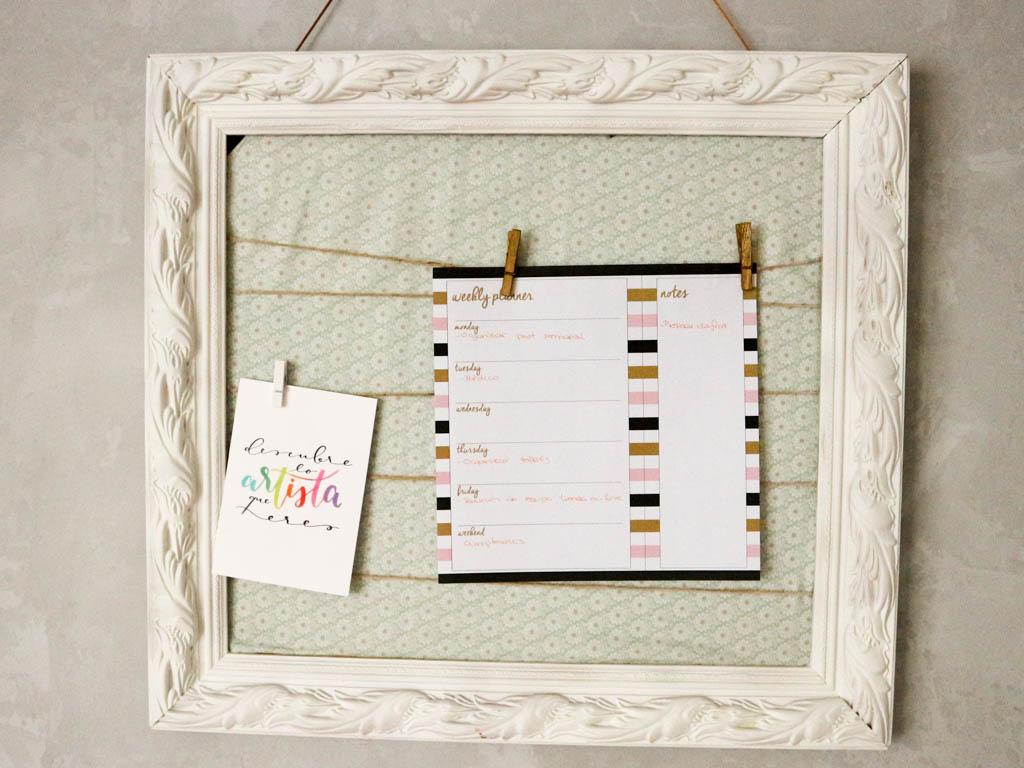 cuadro organizador diy