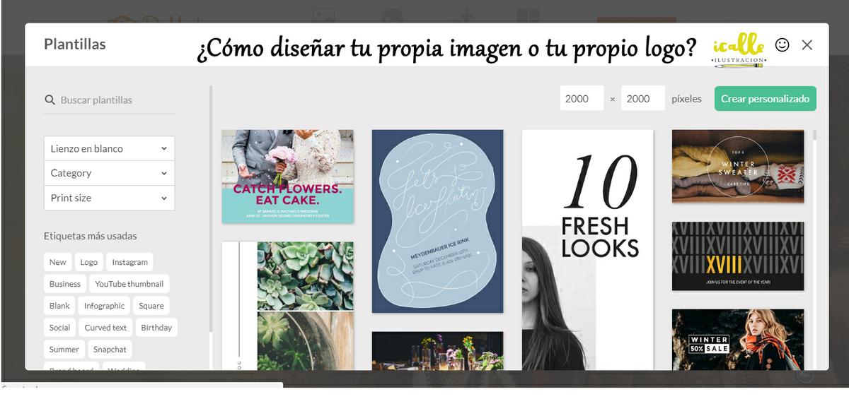 ¿Cómo diseñar tu propia imagen o tu propio logo?