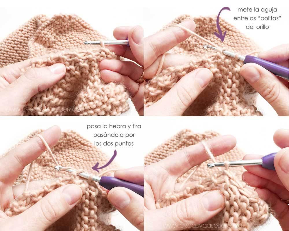 Cómo hacer un chaleco de punto de bebé con volantes en las mangas DIY - Tutorial y Patrón