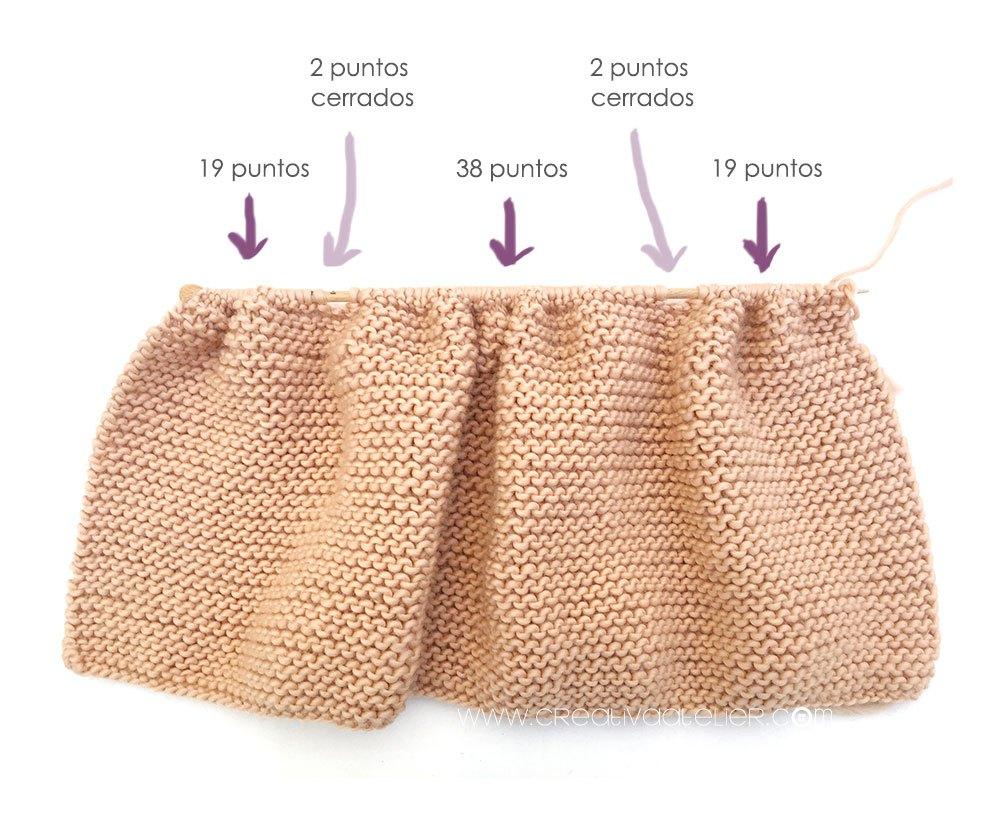 Cómo hacer un chaleco de punto de bebé con volantes en las mangas DIY - Tutorial y Patrón