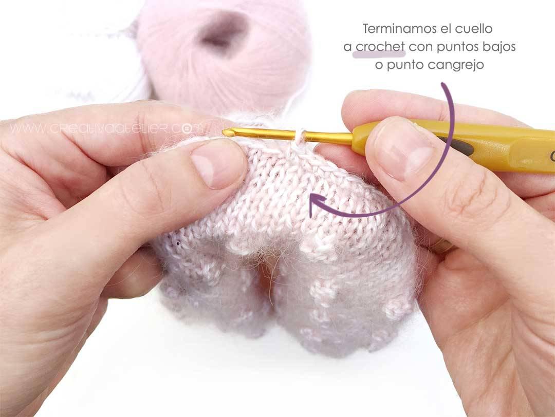Jersey de punto Popcorn de bebé tejido a dos agujas DIY - Tutorial y patrón