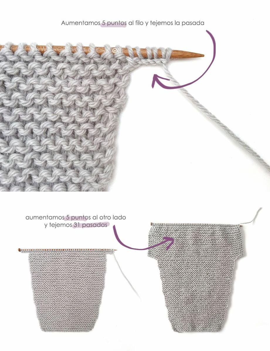 Cómo hacer un vestido de punto y tela combinado de bebé DIY - Tutorial y Patrón