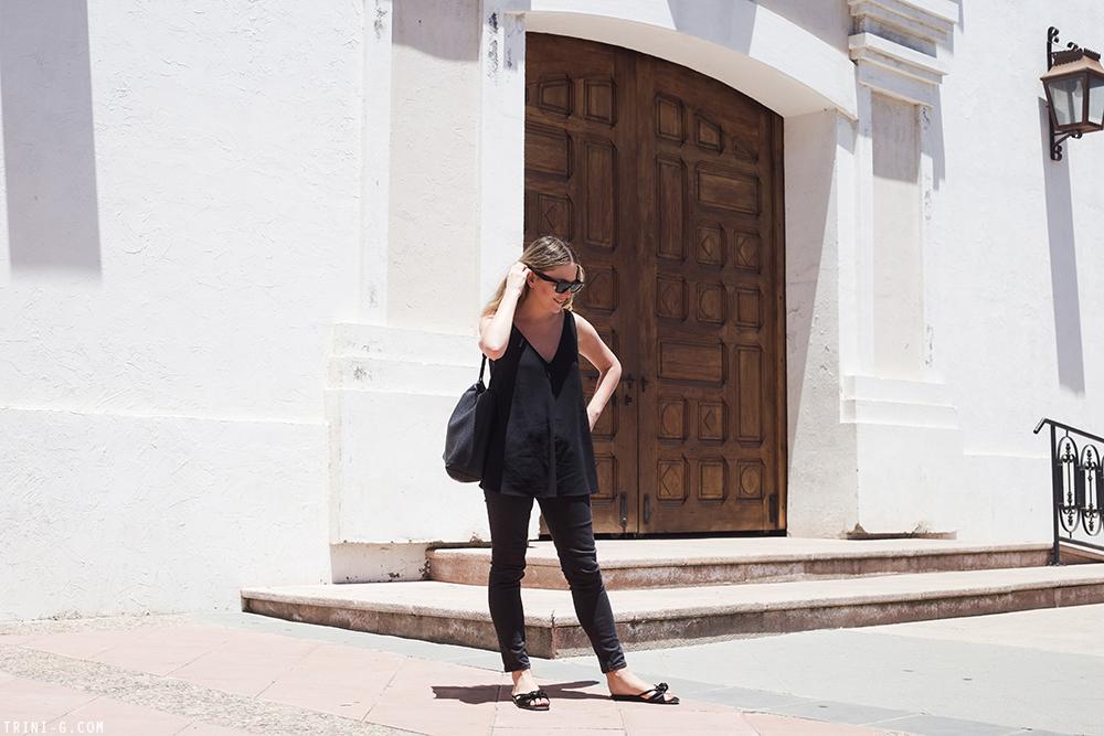 Trini | Stella McCartney top Balenciaga jeans