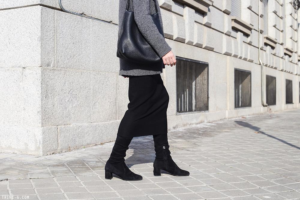Trini | Prada boots Isabel Marant skirt The Row sweater