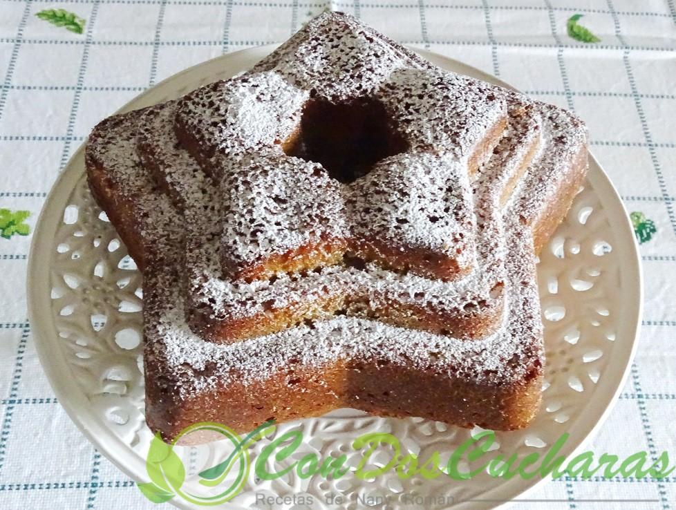 Bizcocho bund cake de café