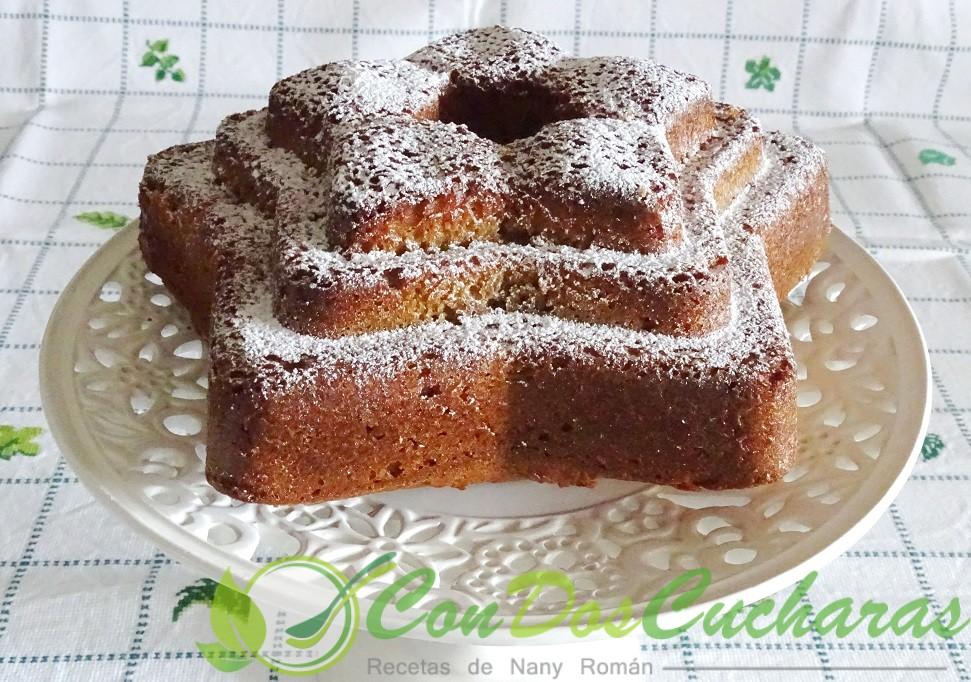 Bizcocho bund cake de café