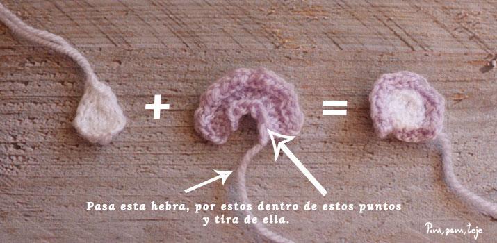 Patrón para tejer un osito a dos agujas