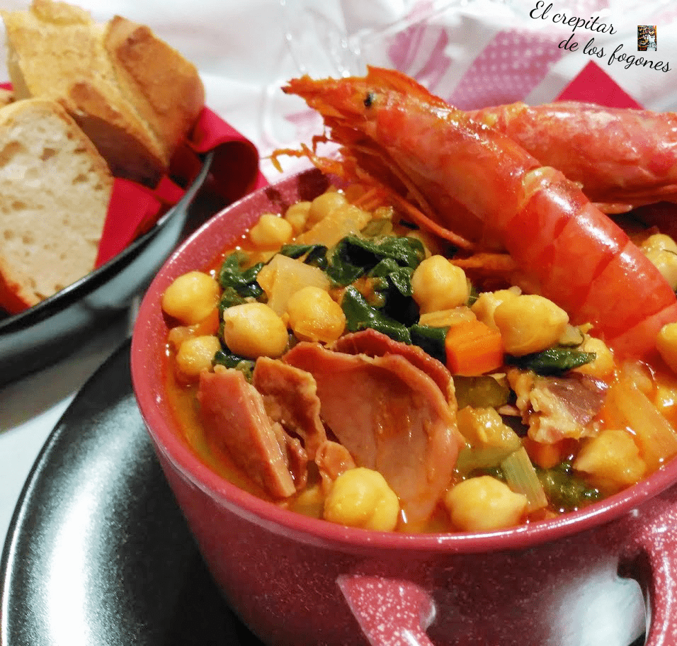 cazuela de garbanzos